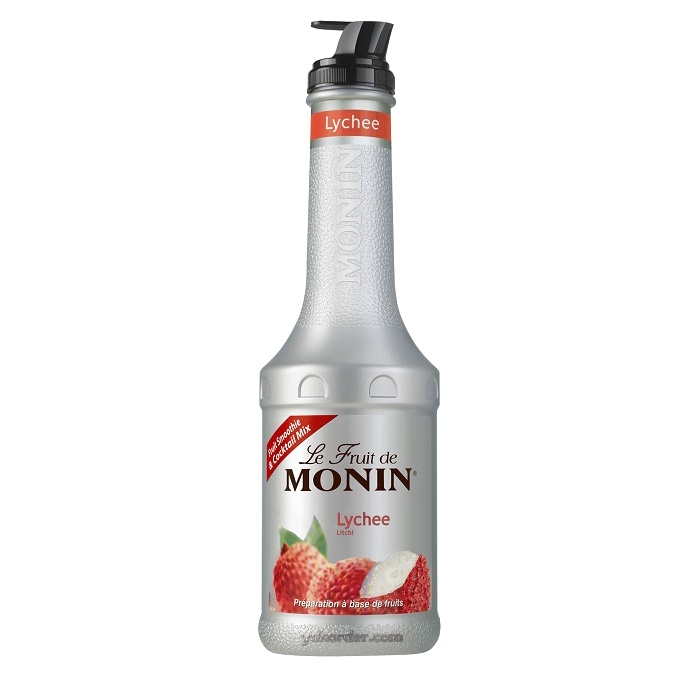 MONIN PUREE LYCHEE 4 X 1 L